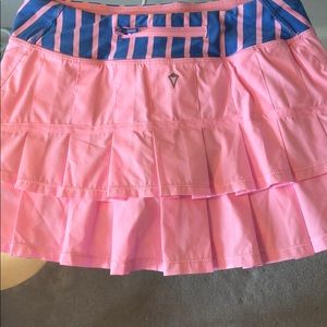 Pink girls Lululemon golf/tennis skirt